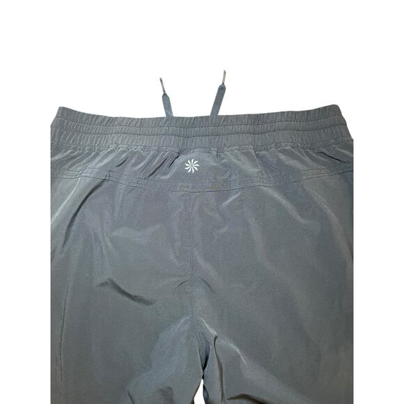 Athleta Women 6 Tall Grey Jogger Running Athletic Pants Drawstring Waist - Picture 5 of 7